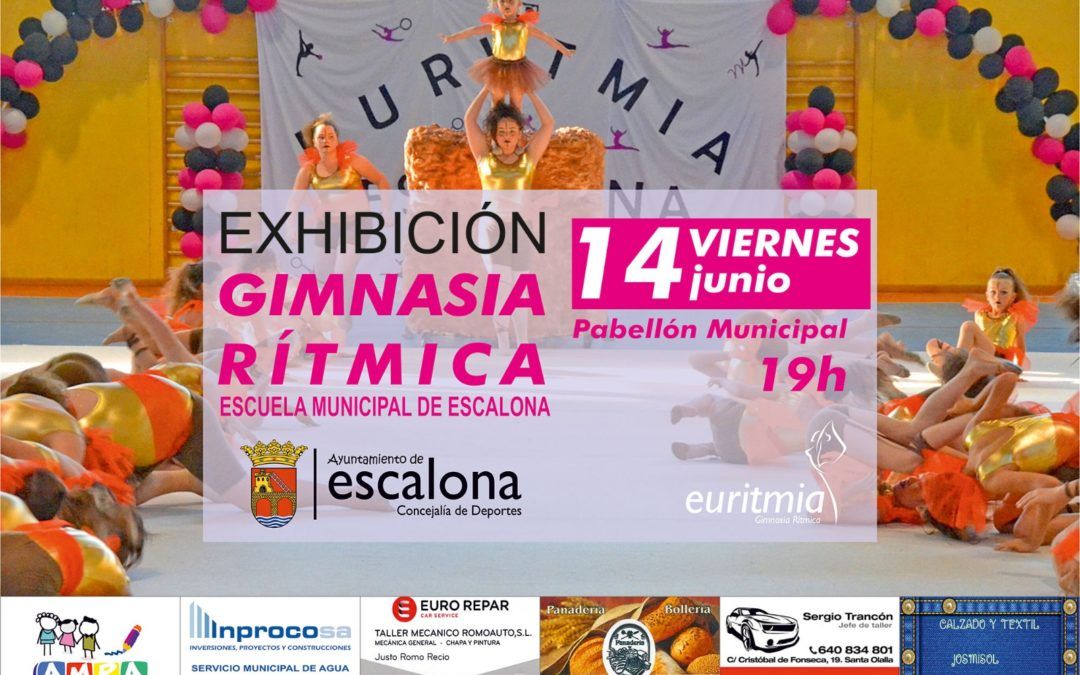 EXHIBICIÓN G.RITMICA 2019 - Concejalía de Deportes del Ayuntamiento de Escalona